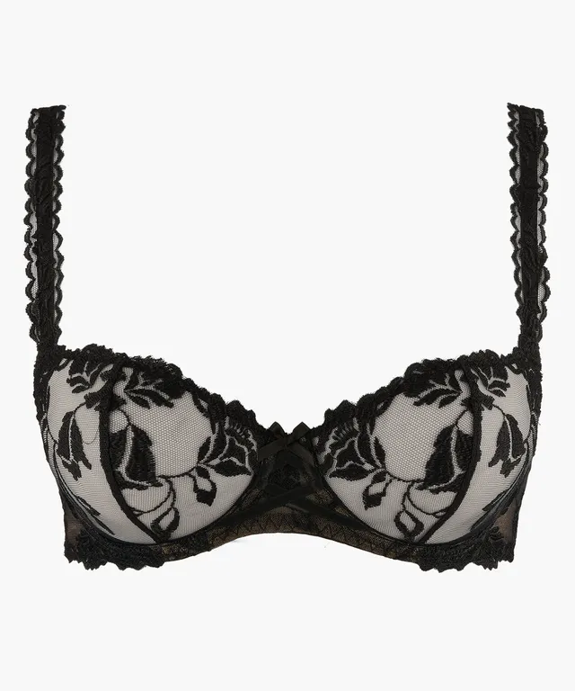 aubade-softessence-demi-sein-black image 1