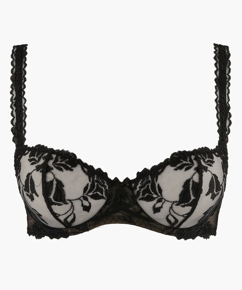 aubade-softessence-soutien-gorge-balconnet-armatures-noir image 1