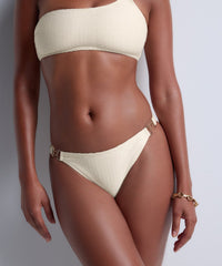 aubade-shimmering-waters-slip-taille-basse-golden-white image 2