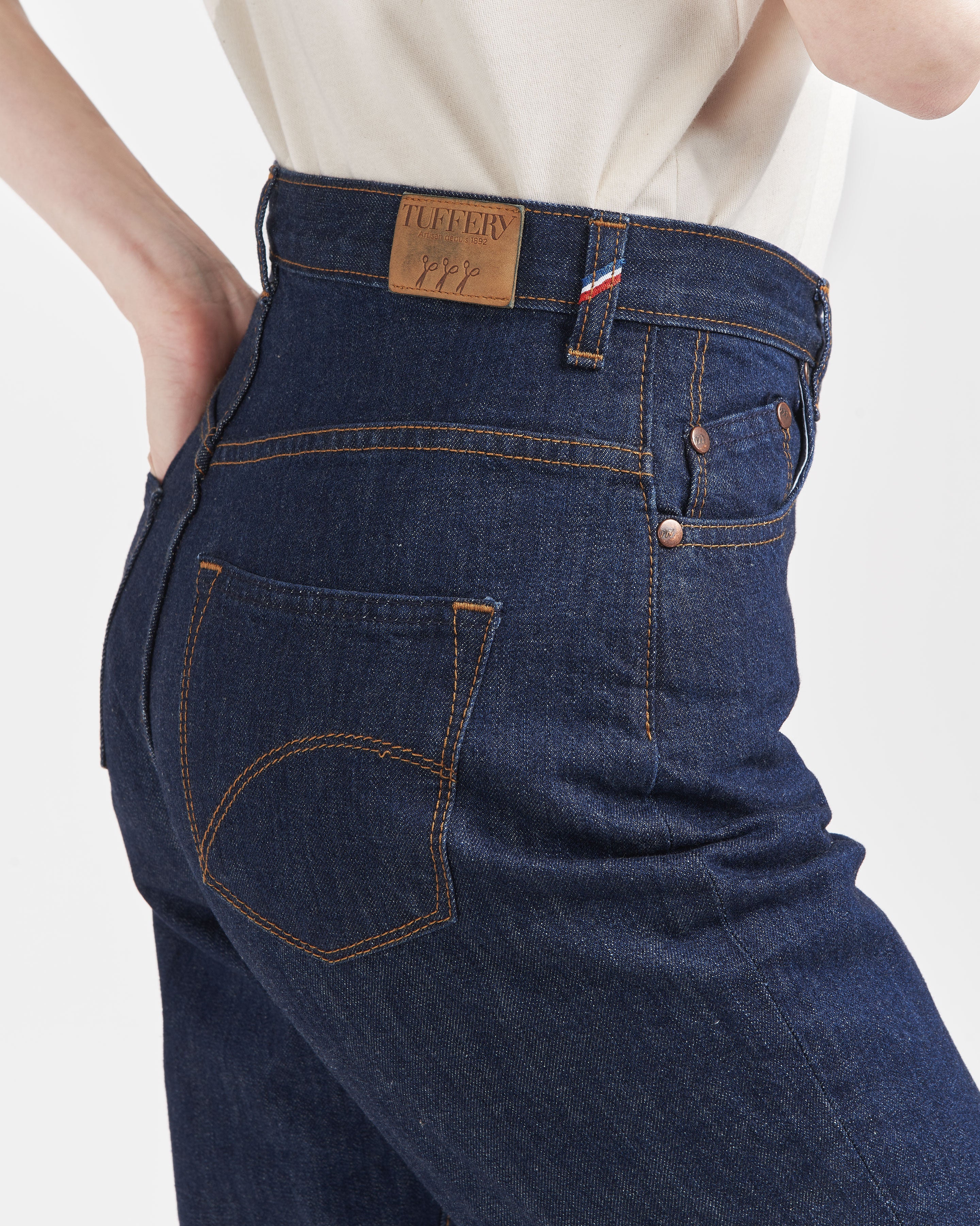 atelier-tuffery-marthe-jean-mom-femme-coton-bio-indigo image 5