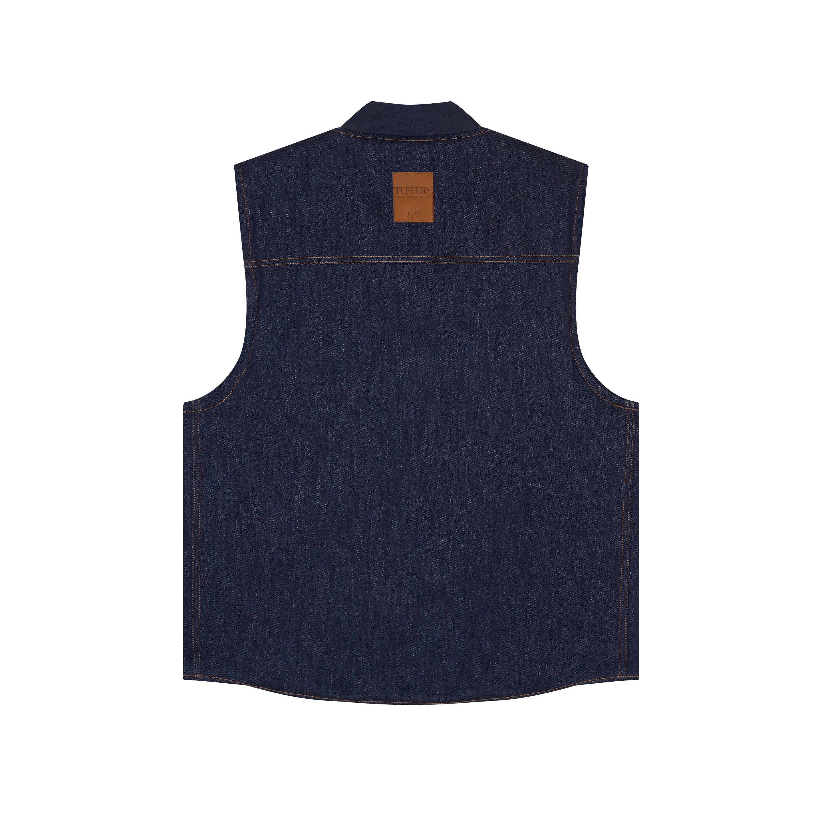 atelier-tuffery-gilet-sans-manches-homme-jean-brut-doubl-laine image 3