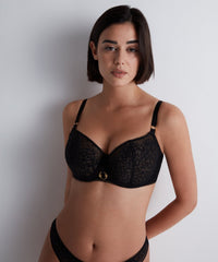 aubade-illusion-fauve-soutien-gorge-demi-bonnet-noir image 7