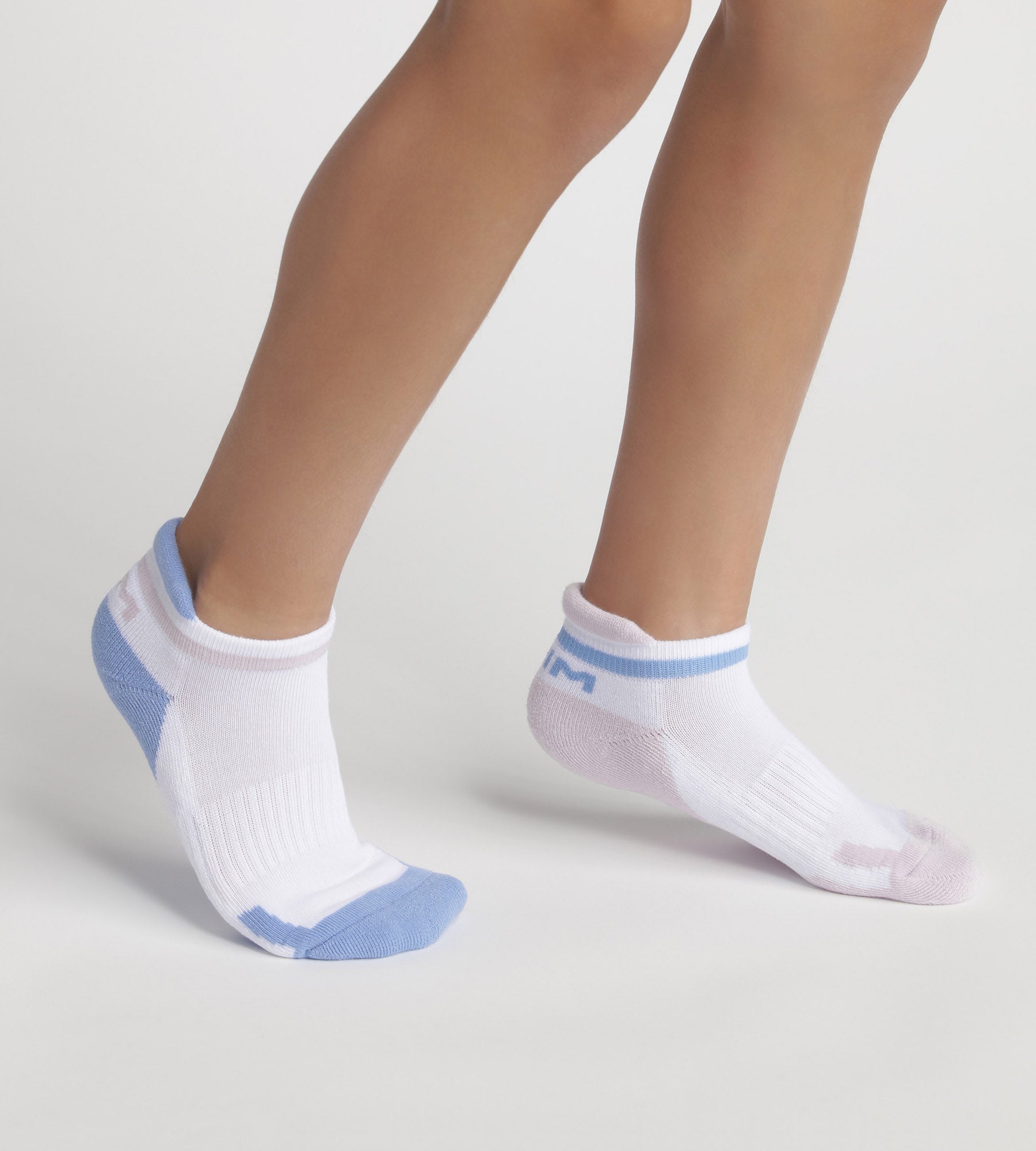 dim-sport-lot-de-2-paires-chaussettes-unisexe-retro-lila-bleu image 1