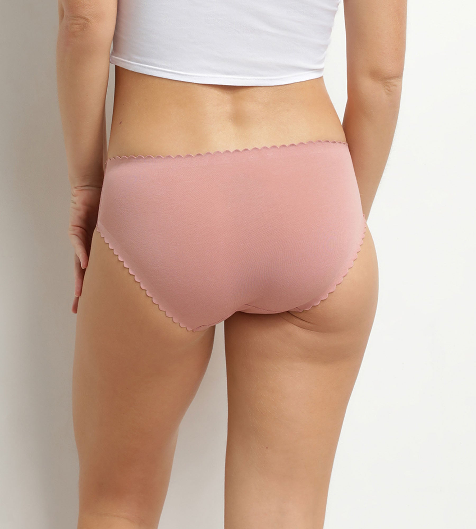 dim-body-touch-easy-slip-femme-invisible-coton-stretch-x2-marron-rose image 2