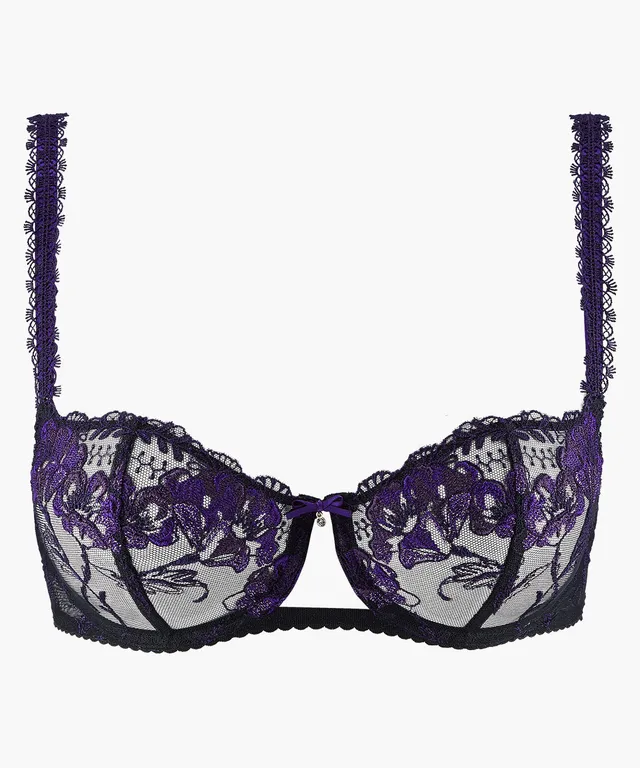 aubade-fleur-de-toi-soutien-gorge-corbeille-dark-orchid image 1