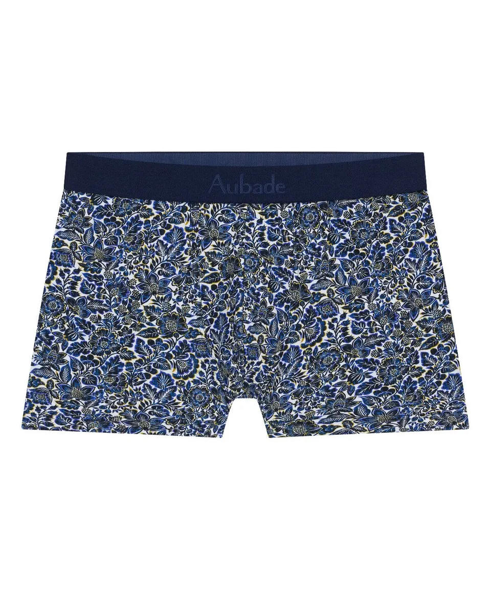 aubade-homme-boxer-batik-coton-bio-gots image 1