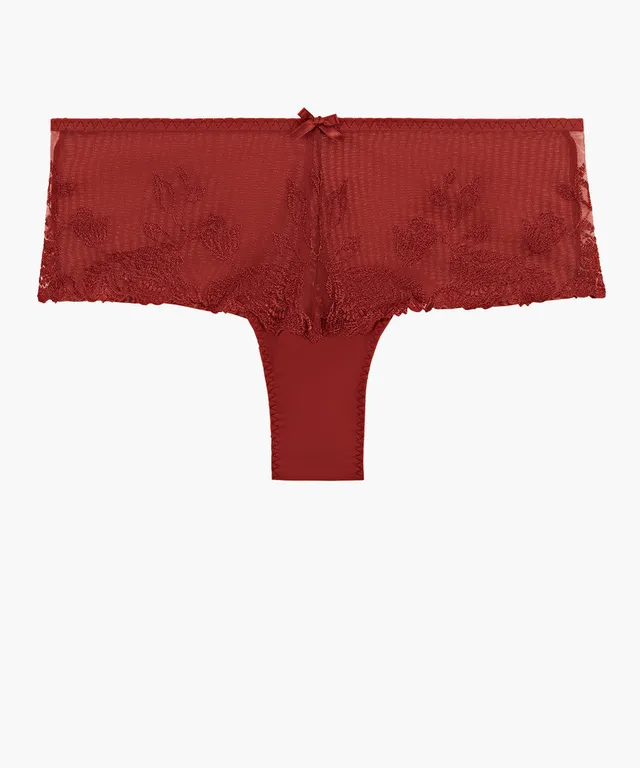aubade-softessence-shorty-cheeky-terracotta image 1