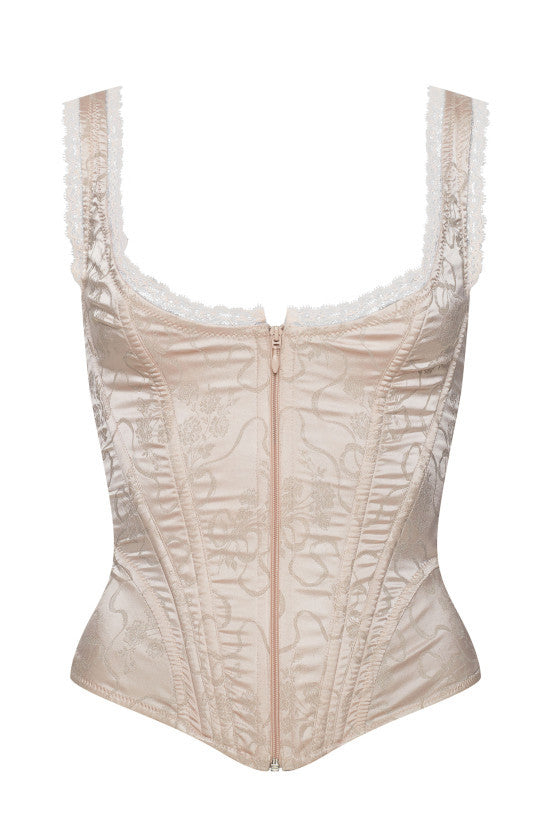 cadolle-keiko-corset-blush-satin-sans-la-age image 1