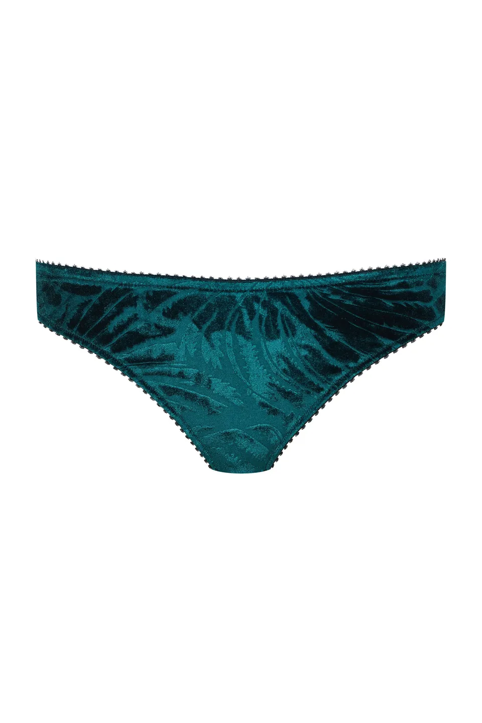 cadolle-cathy-string-velours-vert image 1