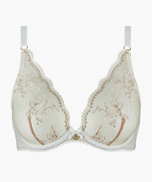 aubade-tr-sor-infini-soutien-gorge-triangle-armatures-white-wind image 1