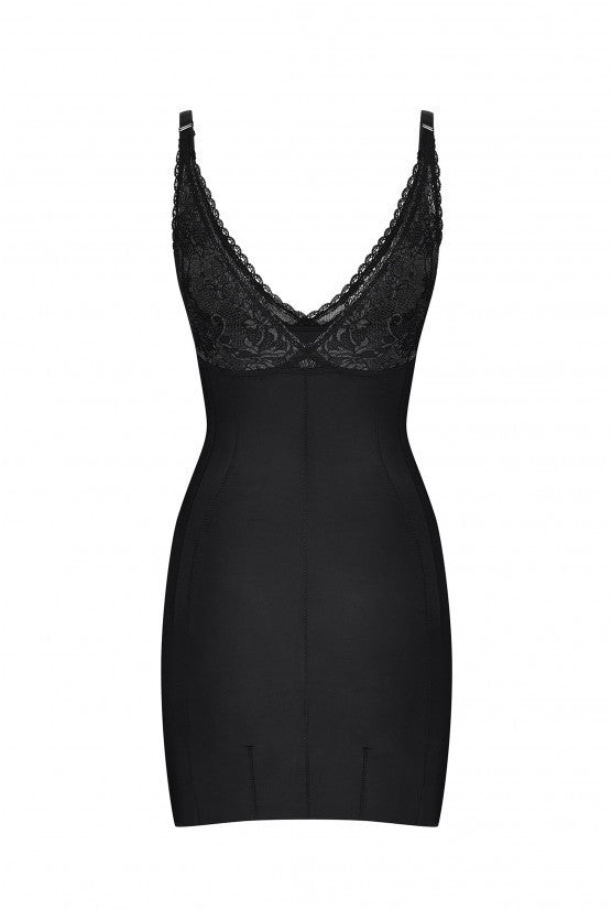 cadolle-tania-robe-moulante-dentelle-noir image 3