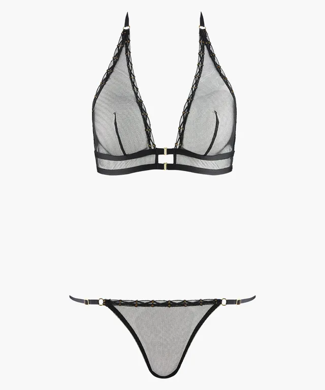 aubade-energy-pleasure-ensemble-bralette-string-noir image 1