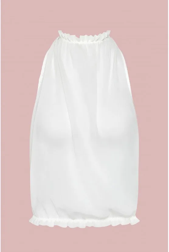 cadolle-top-dos-nu-mousseline-blanche image 1