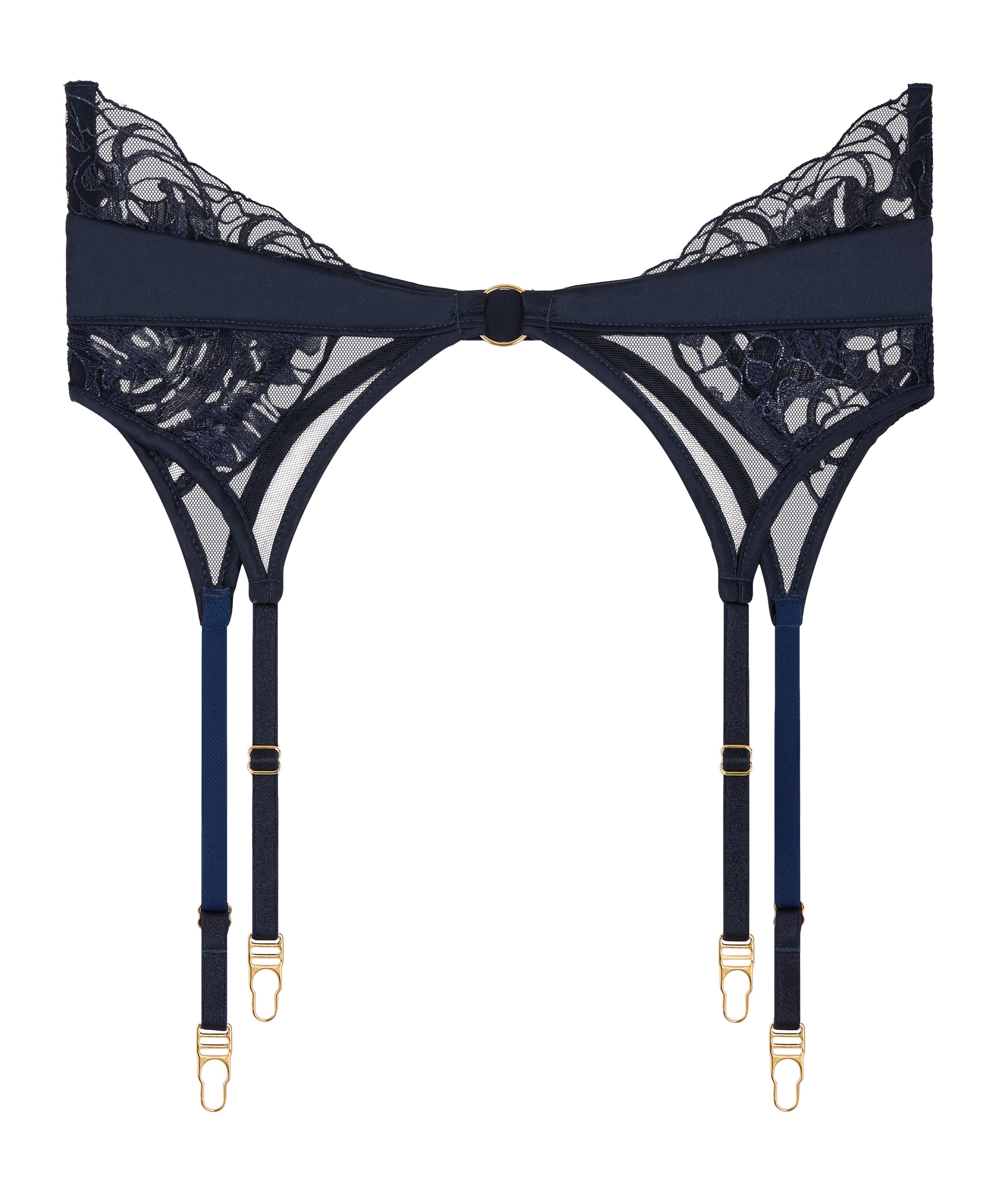 aubade-satin-memories-serre-taille-deep-sea image 1