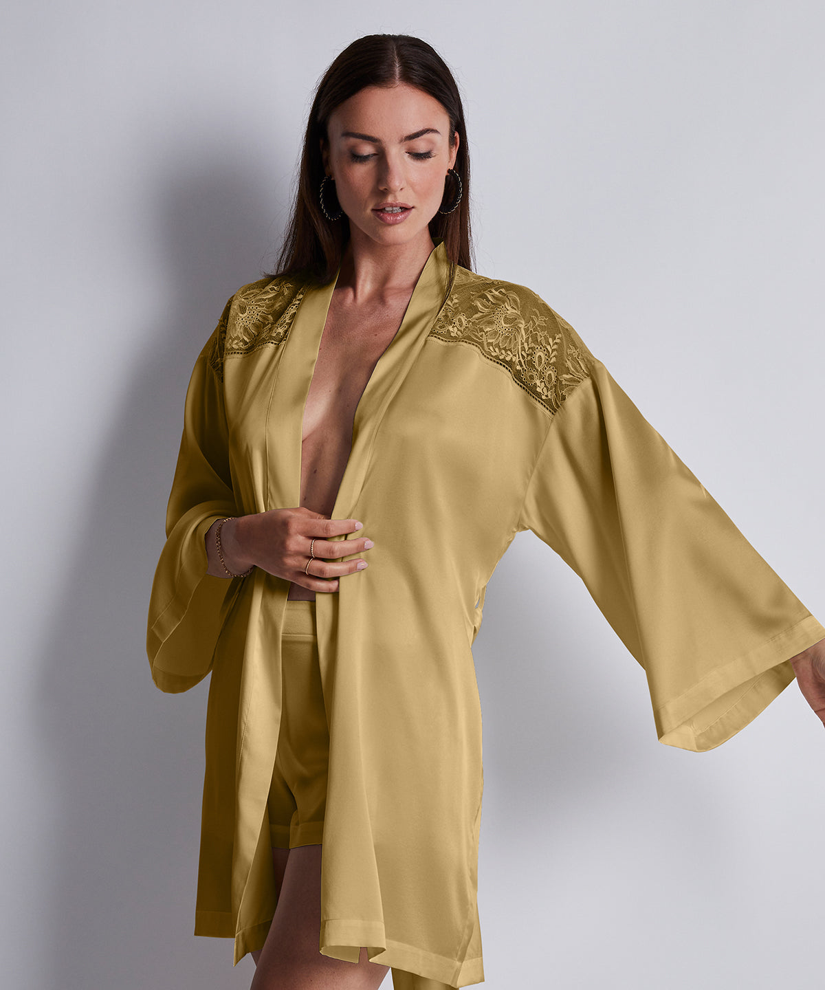 aubade-midnight-whisper-kimono-sublime-bronze image 3