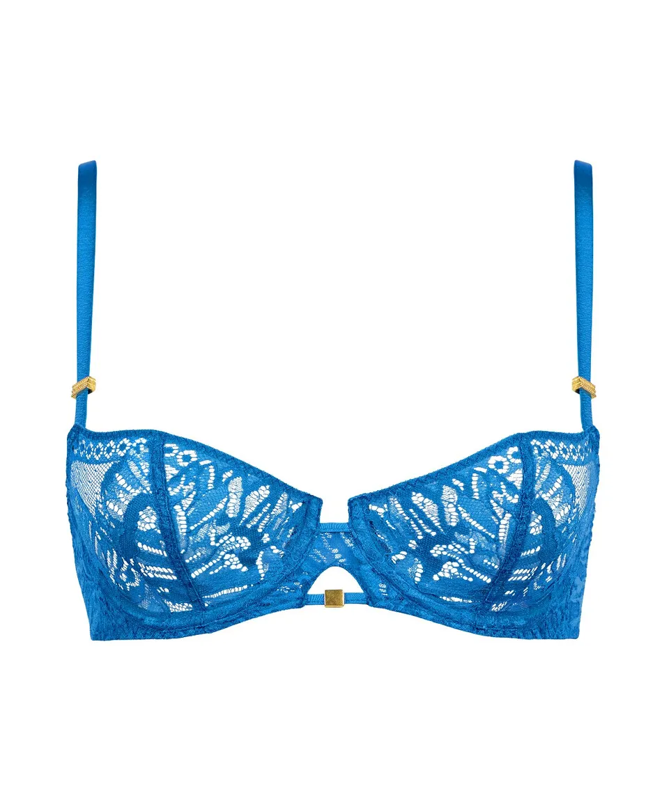 aubade-love-soul-soutien-gorge-corbeille-avec-armatures-azure-dentelle-florale image 1