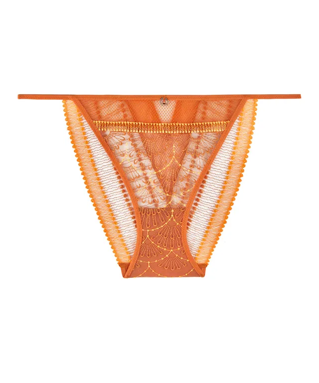 aubade-pure-vibration-culotte-taille-basse-orange-pulp image 1