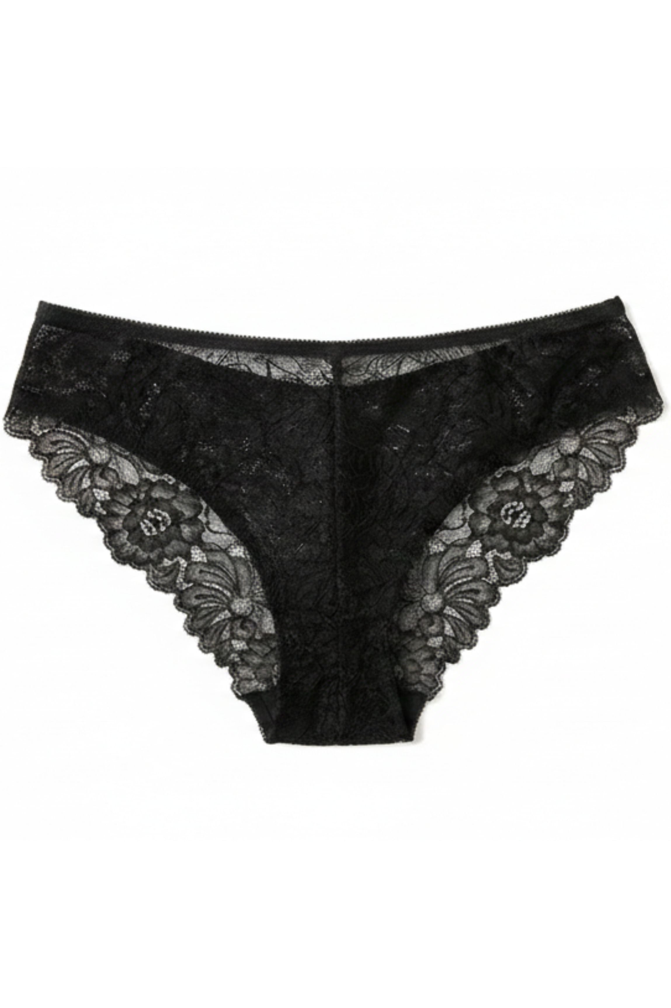 cadolle-tanga-satin-noir-dentelle-invisible image 2