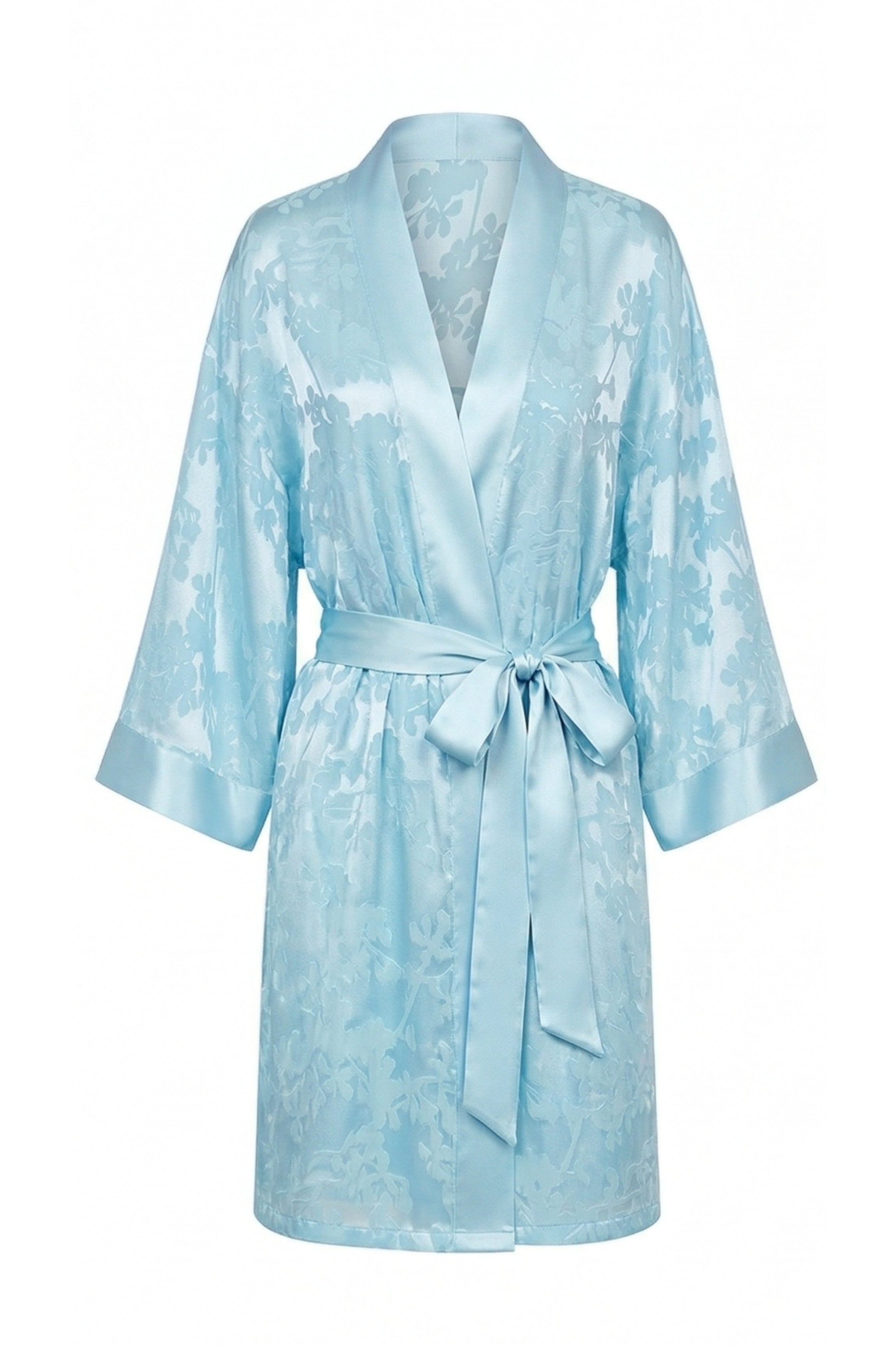 cadolle-kimono-en-soie-bleu-ciel-peignoir-satin image 1