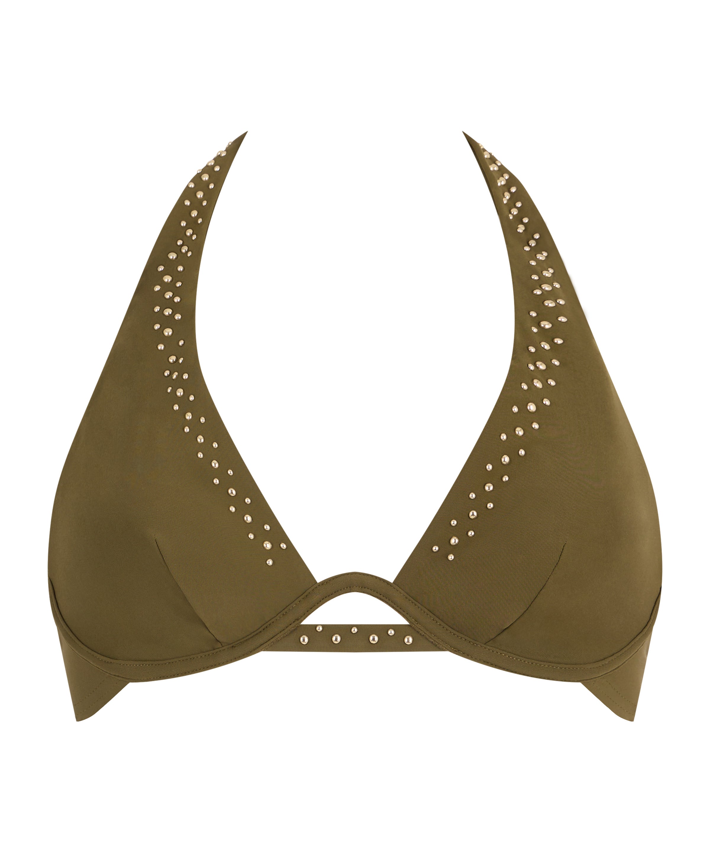 aubade-summer-stars-haut-de-maillot-de-bain-triangle-mono-armature-khaki image 5