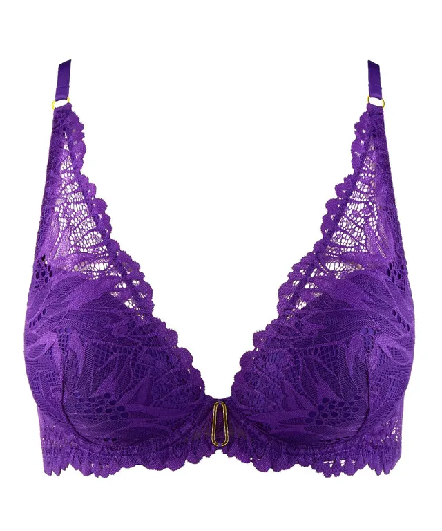 aubade-flowermania-push-up-coque-poison-purple-triangle image 1