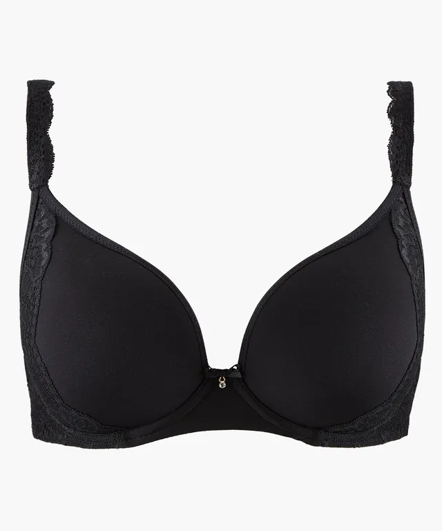 aubade-sweetessence-soutien-gorge-t-shirt-bra-noir image 1