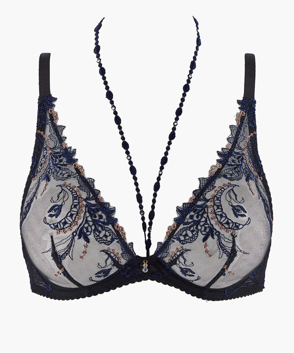 aubade-amour-pr-cieux-soutien-gorge-triangle-armatur-cosmic-blue image 1