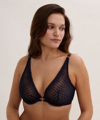 aubade-voodoo-kiss-soutien-gorge-plunge-triangle-blue-moon image 5