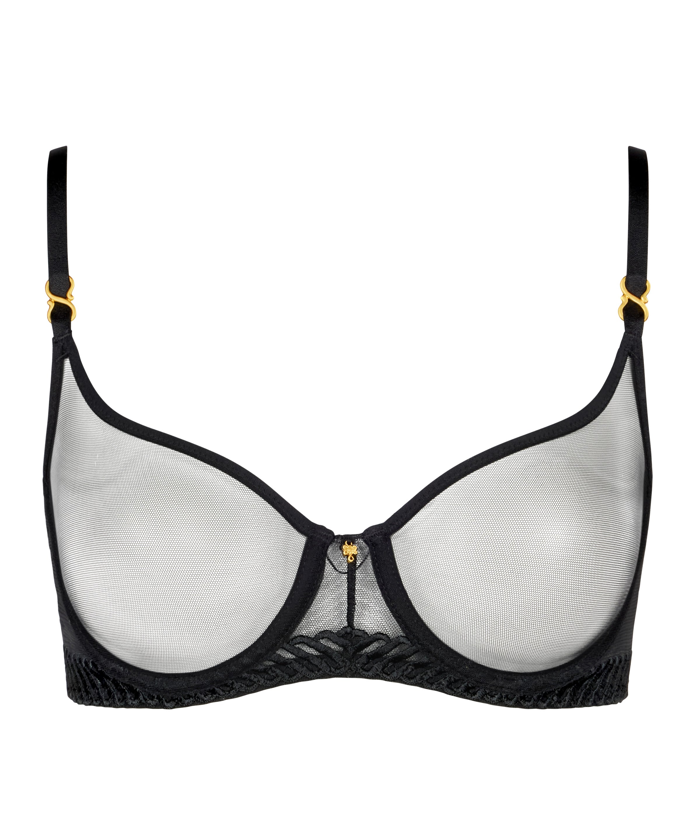 aubade-sheer-emotion-soutien-gorge-corbeille-armatures-black image 1