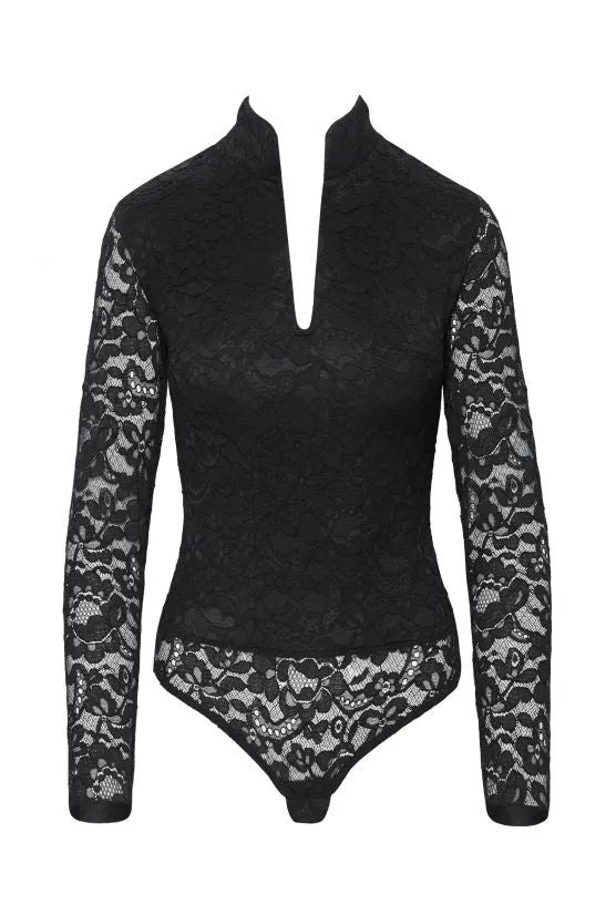 cadolle-body-col-officier-dentelle-noire-calais image 1