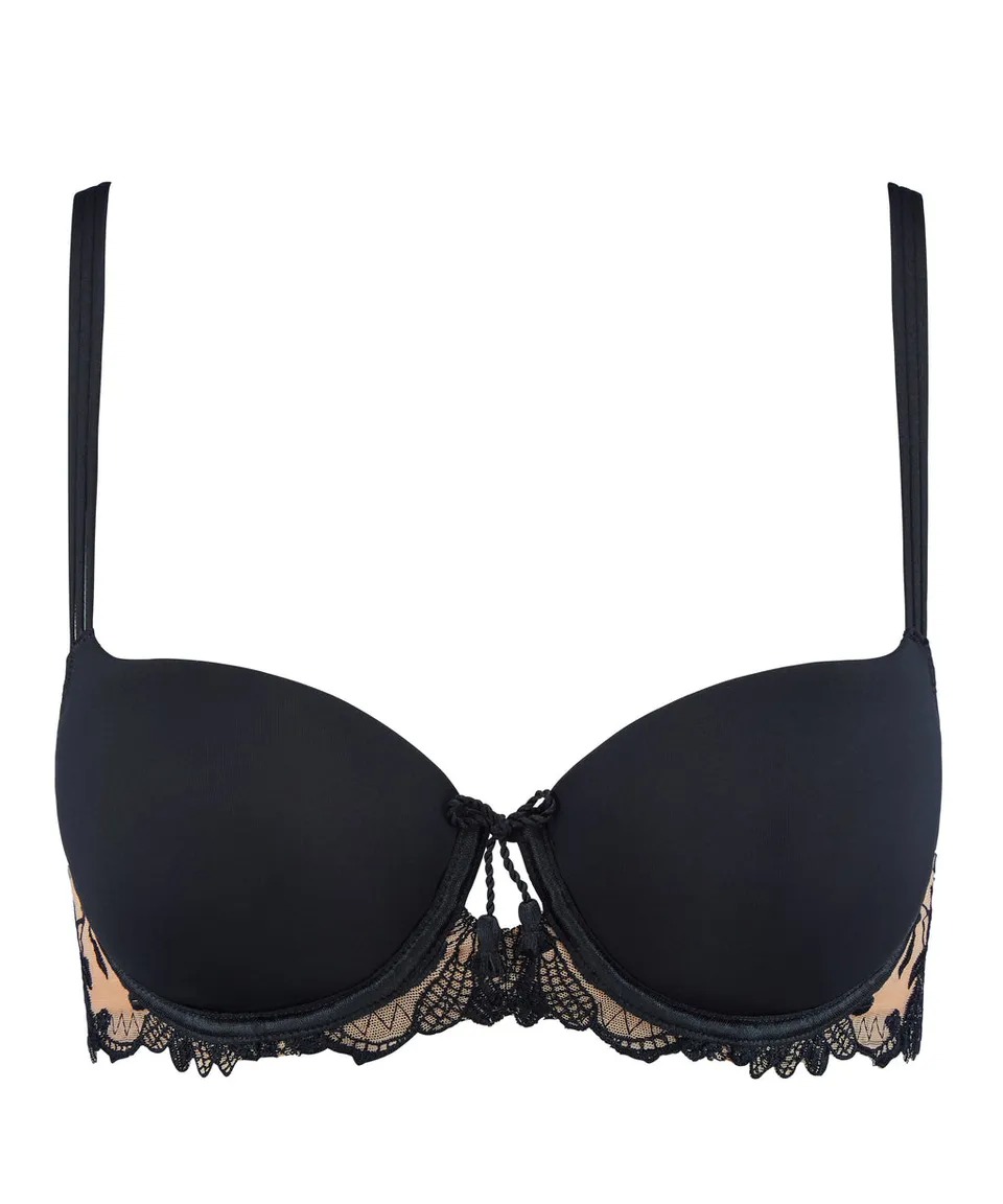 aubade-lovessence-soutien-gorge-demi-bonnet-black image 1
