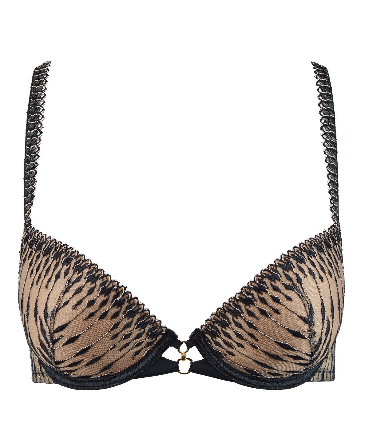 aubade-voodoo-kiss-soutien-gorge-push-up-coques-millenium-black image 1