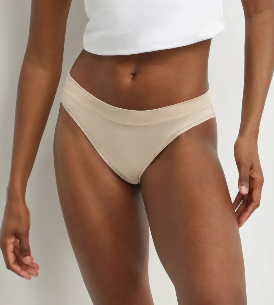 dim-comfort-collection-culotte-femme-coton-modal-nude image 1