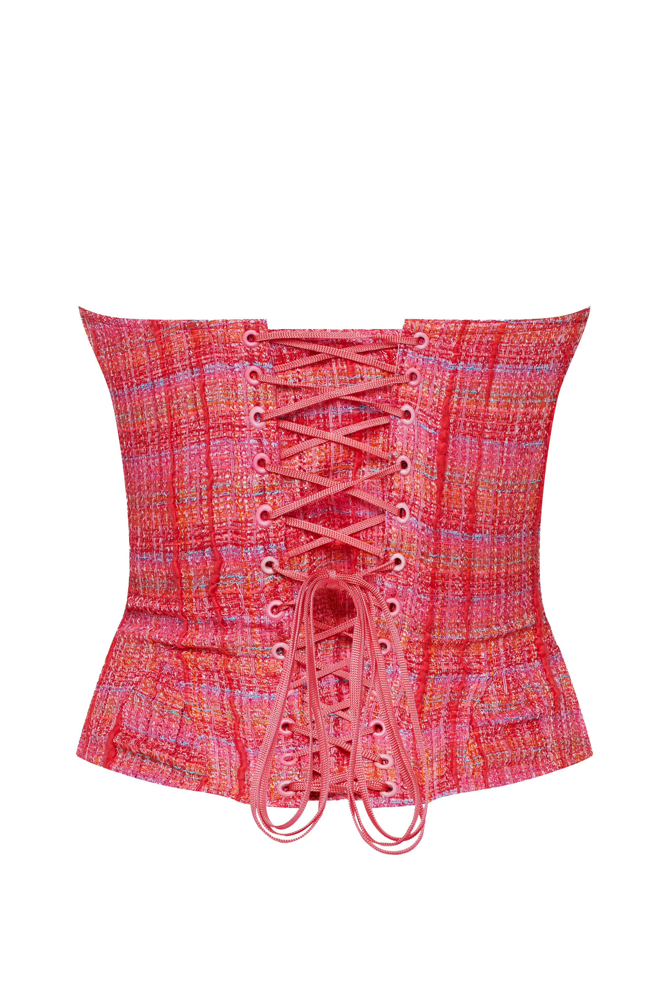 cadolle-victoria-corset-rose-en-tweed-la-age image 2