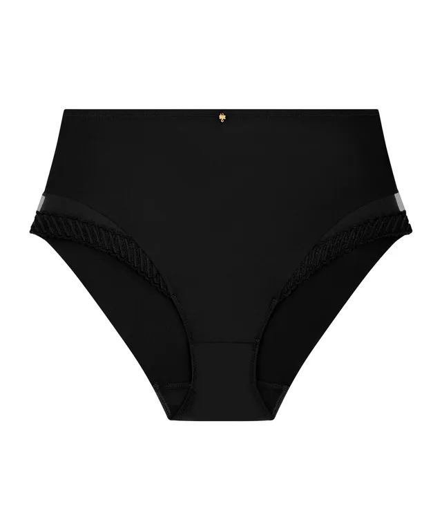 aubade-sheer-emotion-culotte-taille-haute-black image 1
