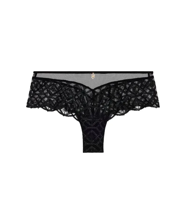 aubade-sense-of-illusion-shorty-noir-black image 1