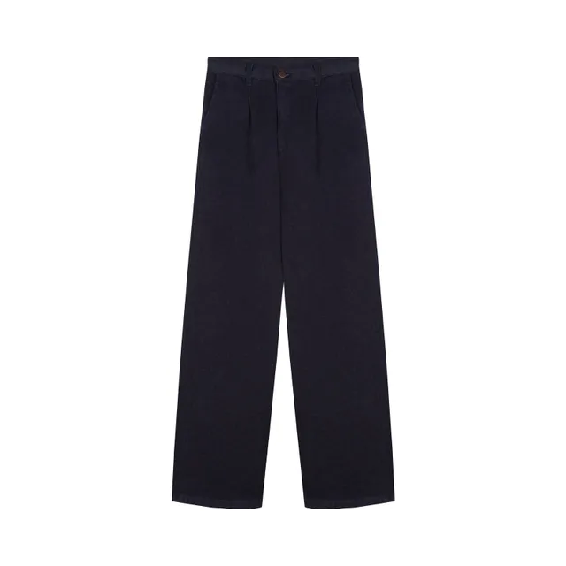 atelier-tuffery-gabi-pantalon-femme-large-taille-haute-laine-m-rinos-fran-aise image 1