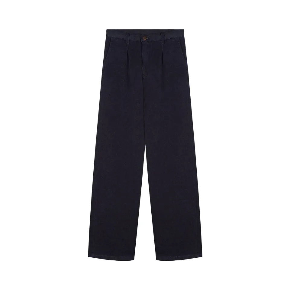 atelier-tuffery-gabi-pantalon-femme-large-taille-haute-laine-m-rinos-fran-aise image 1