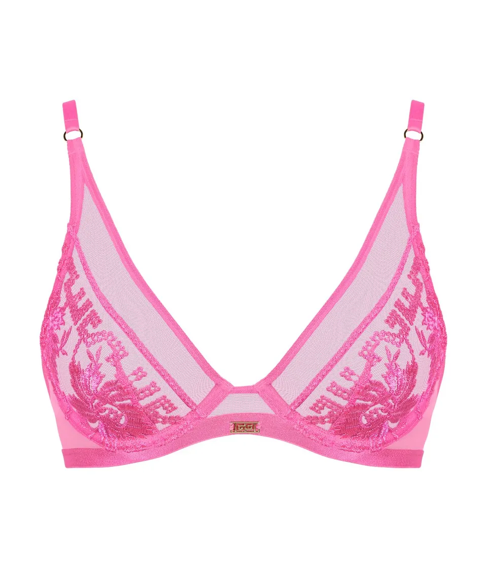 aubade-rules-of-attraction-soutien-gorge-triangle-armatur-exciting-pink image 1