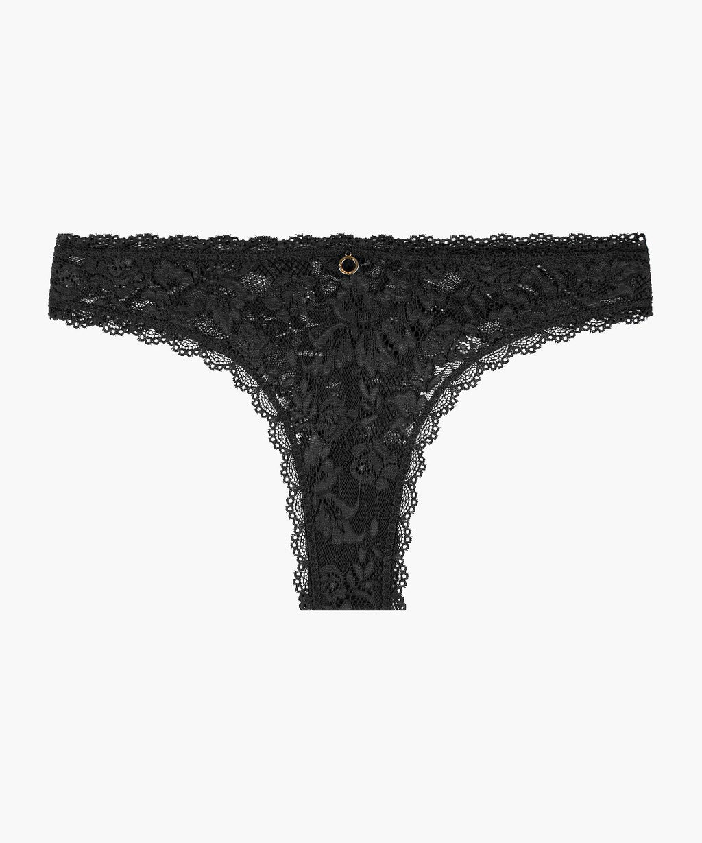 aubade-rosessence-string-black image 1
