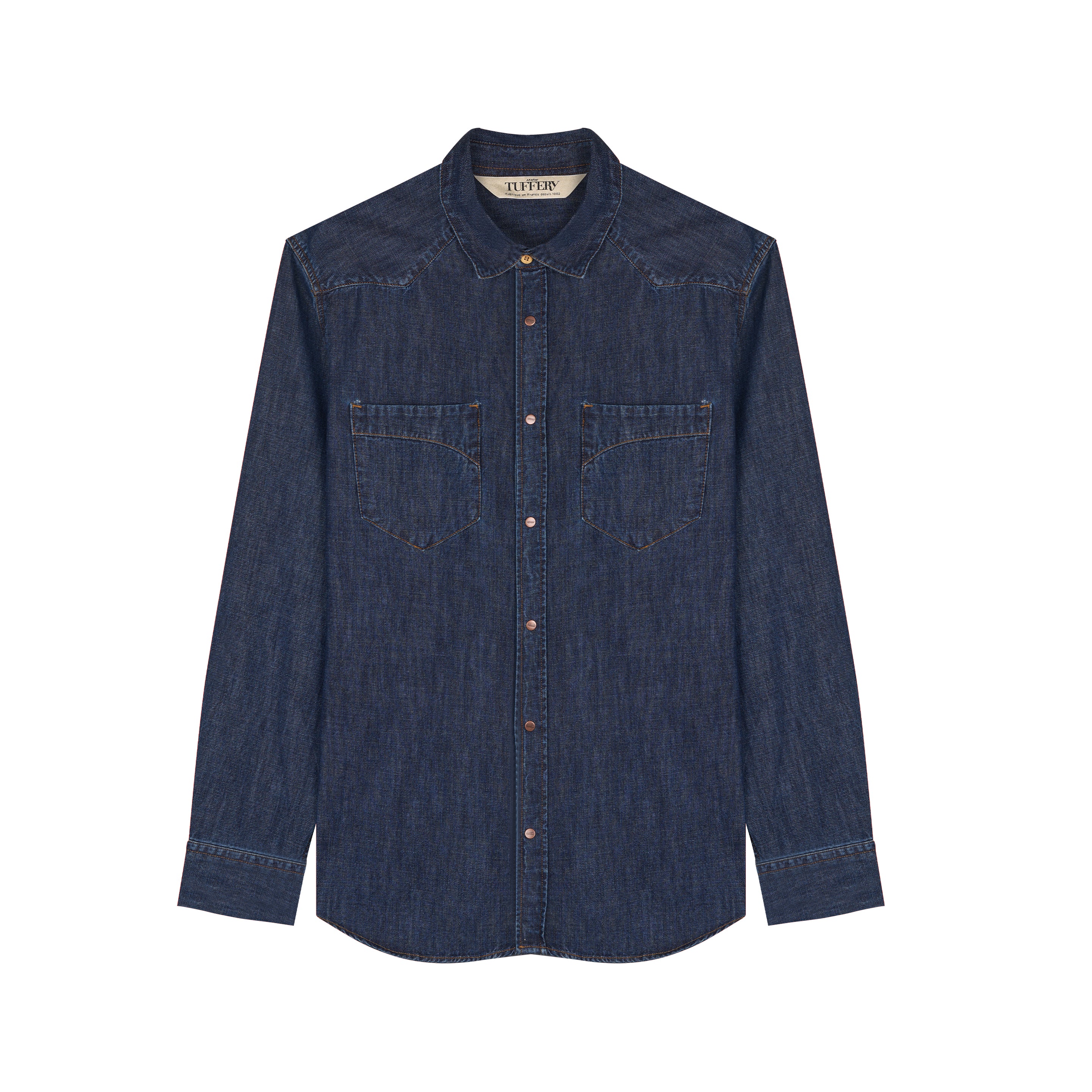 atelier-tuffery-chemise-homme-en-jean-brut-c-vennes image 1