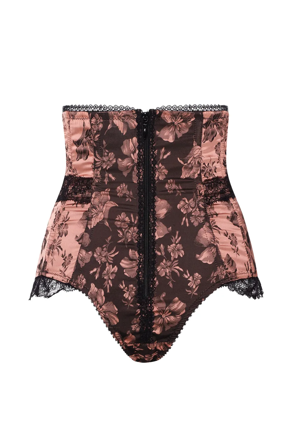 cadolle-gilian-culotte-taille-haute-satin-rose-friandise image 1