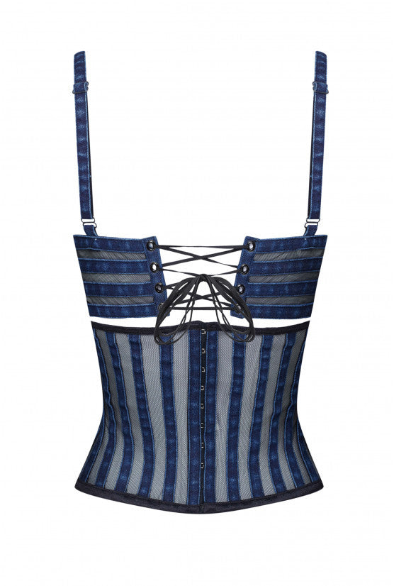 cadolle-bustier-denim-bleu-bandeau-la-age image 2