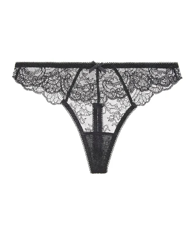 aubade-danse-des-sens-string-schwarz-noir image 1