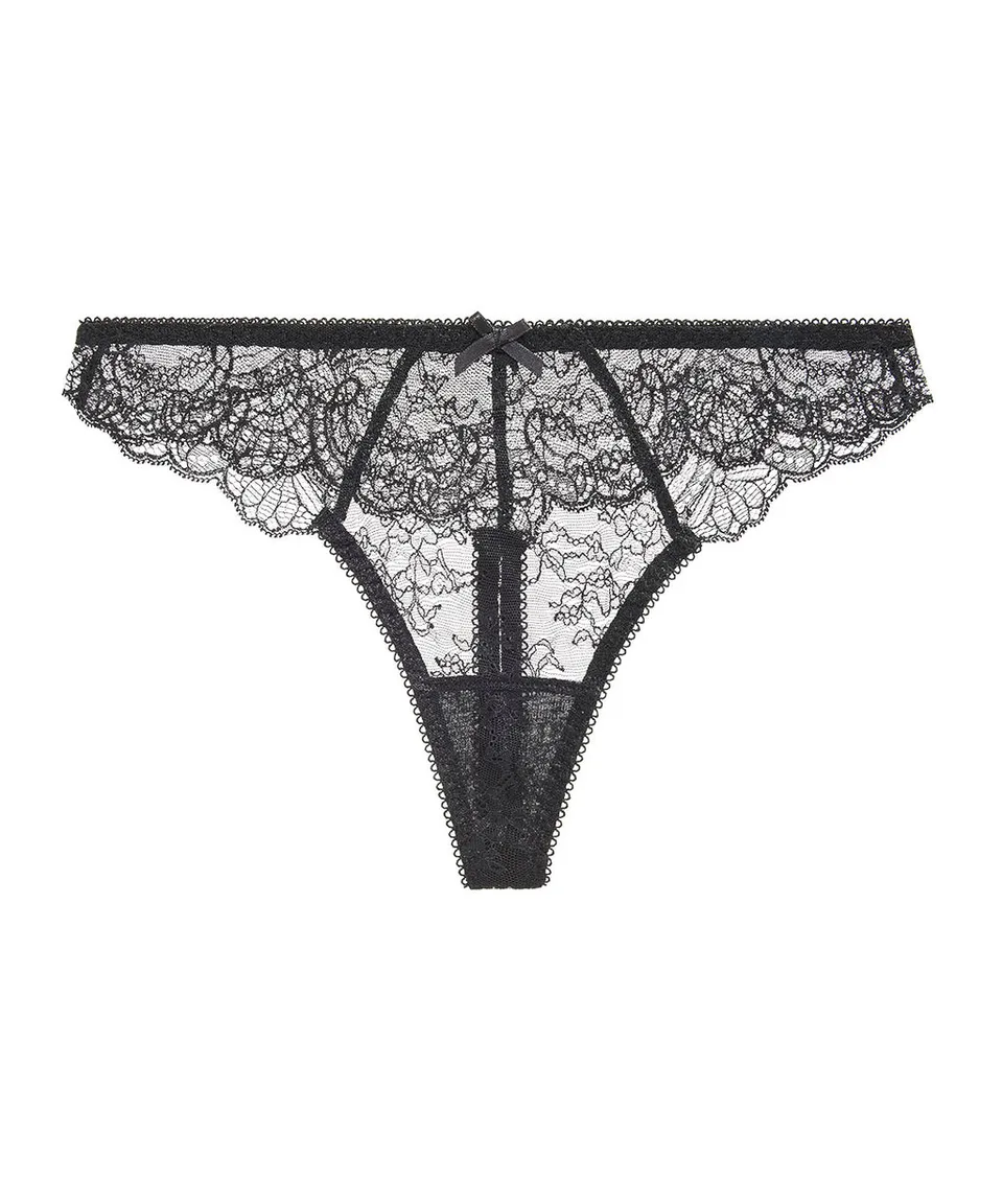aubade-danse-des-sens-string-schwarz-noir image 1