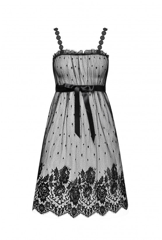 cadolle-nuisette-sapho-dentelle-pois-doubl-e-satin image 1