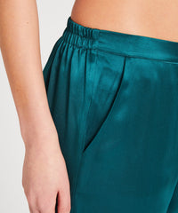 aubade-toi-mon-amour-pantalon-pyjama-soie-meraude image 7