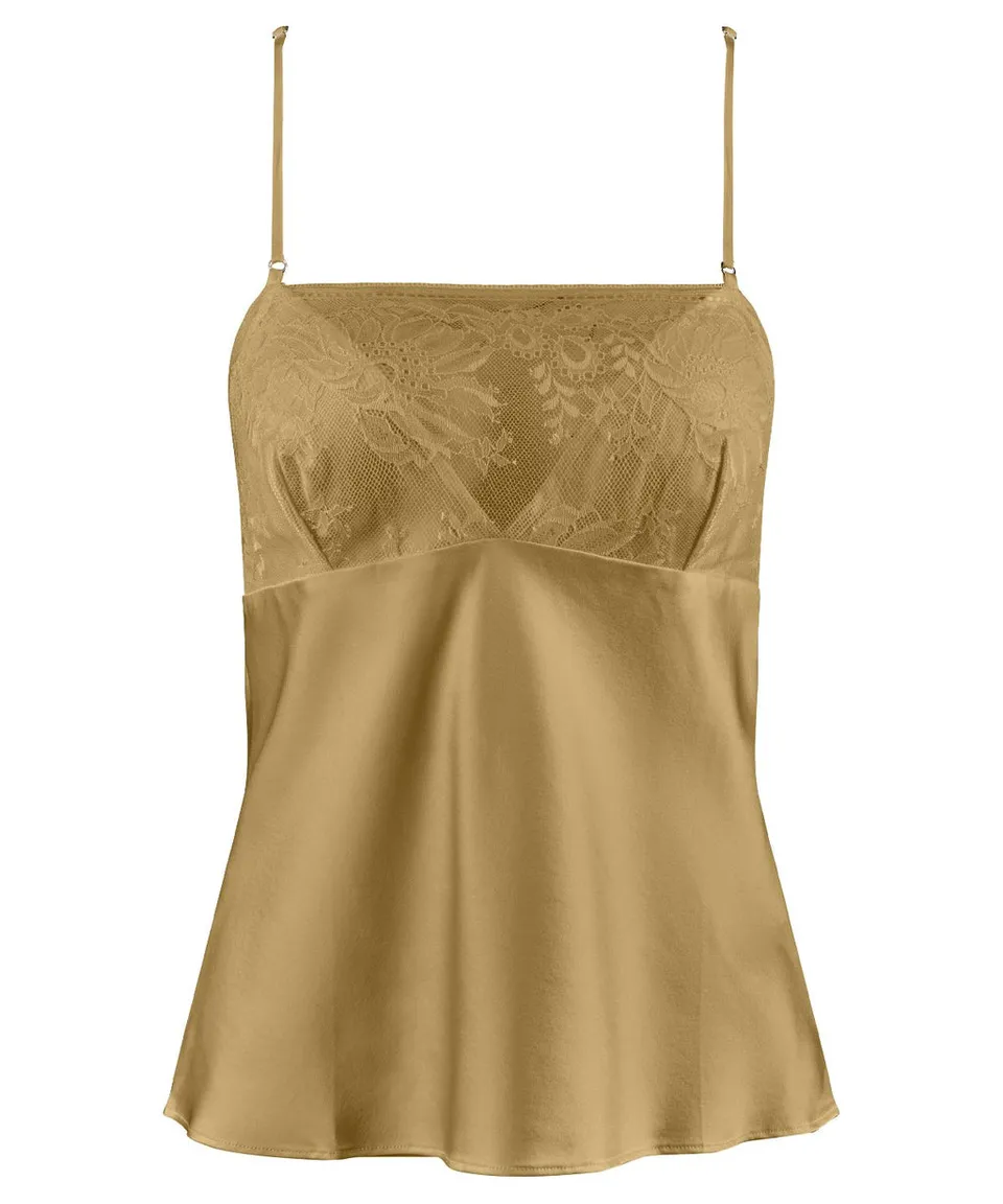 aubade-midnight-whisper-top-spaghetti-sublime-bronze image 1
