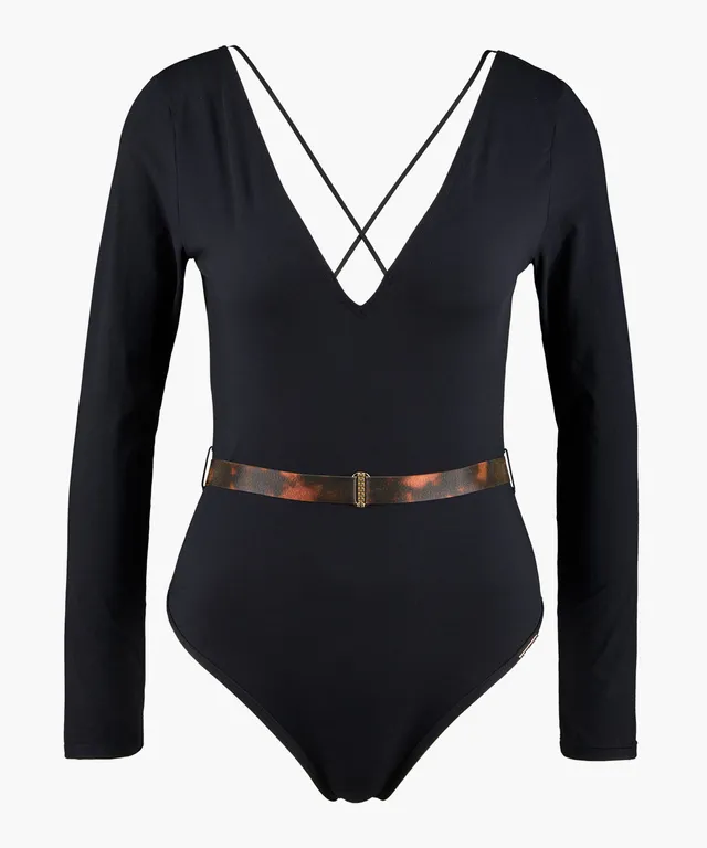aubade-hot-motion-body-manches-longues-noir image 1