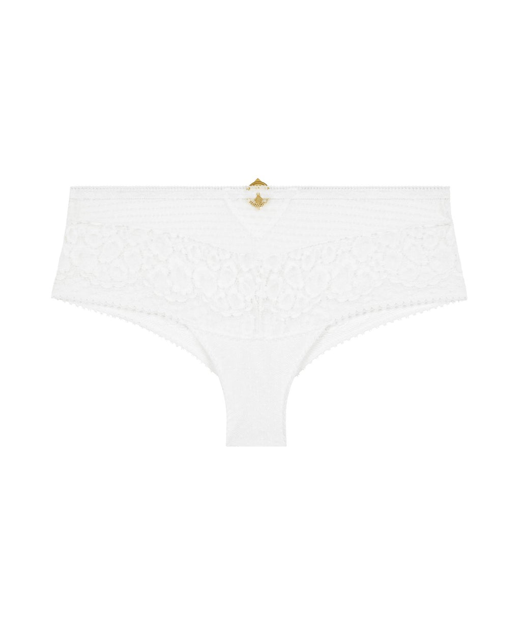 aubade-illusion-fauve-shorty-cheeky-blanc image 1